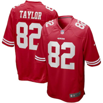 mens nike john taylor scarlet san francisco 49ers game reti